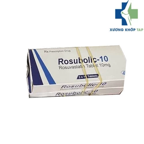 Rosubolic-10 - Thuốc điều trị tăng cholesterol máu nguyên phát